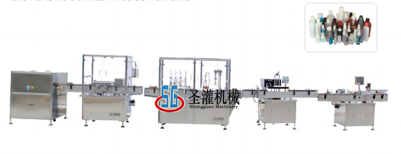 SGGX-4/8/12型 塑料瓶液體灌裝生產(chǎn)線